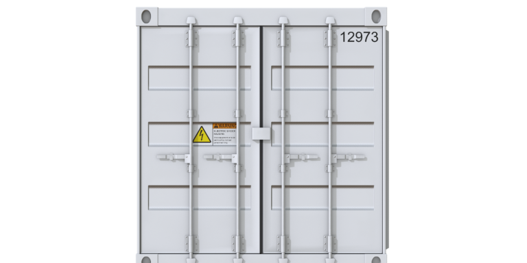 Container för batterilagring