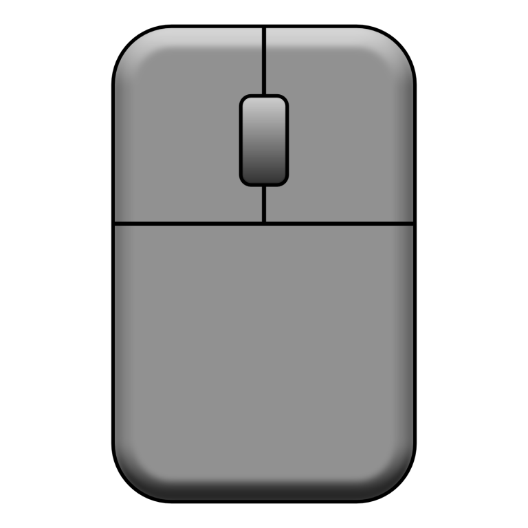 Stiliserad bild av datormus